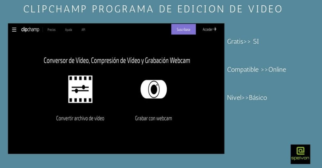 programas de edición video clipchamp