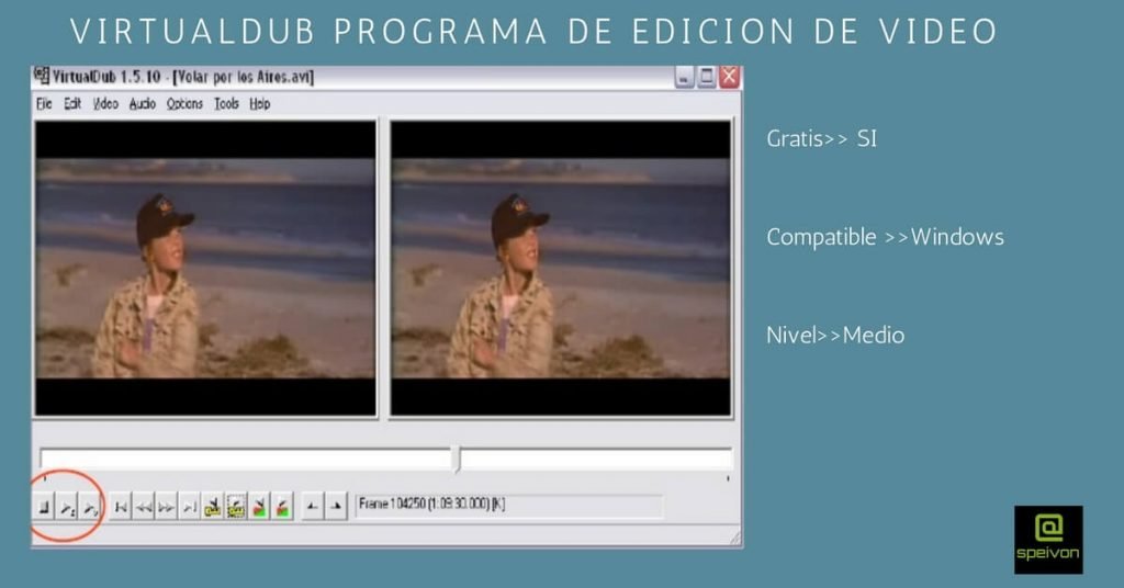 virtualDub Programas de edición de video