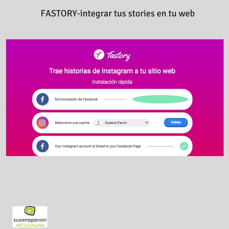 FASTORY herramientas para instagram story